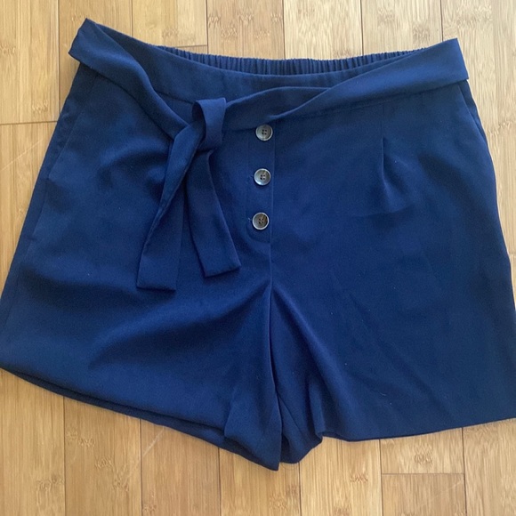 Ann Taylor Navy Blue Shorts - Picture 1 of 2